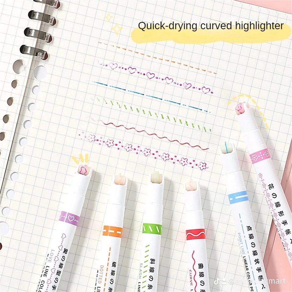 قلم الألوان الخطي