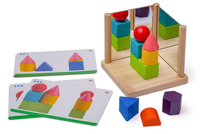 Mirror shape building block