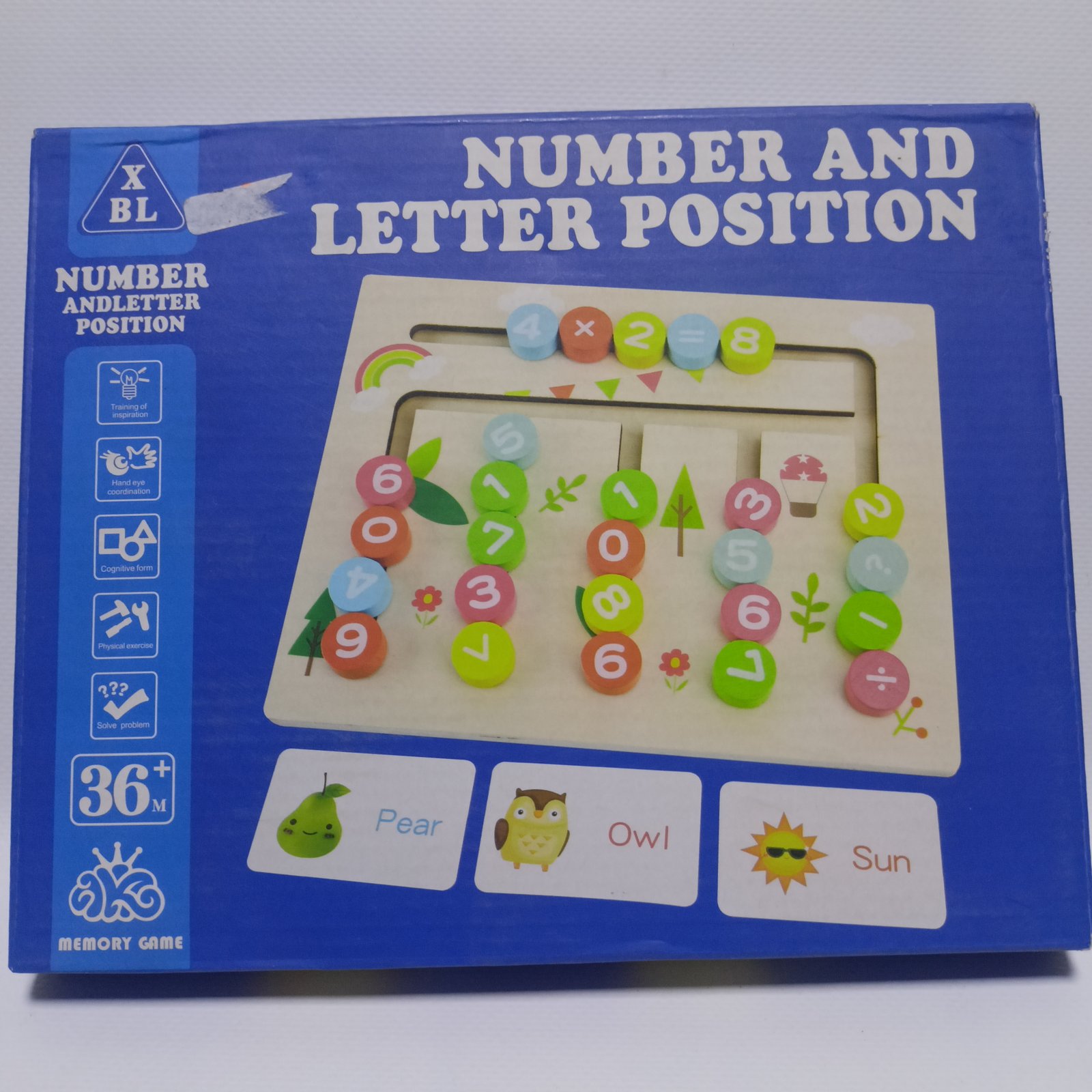 Number and Letter Position – لوحة الأرقام والحروف