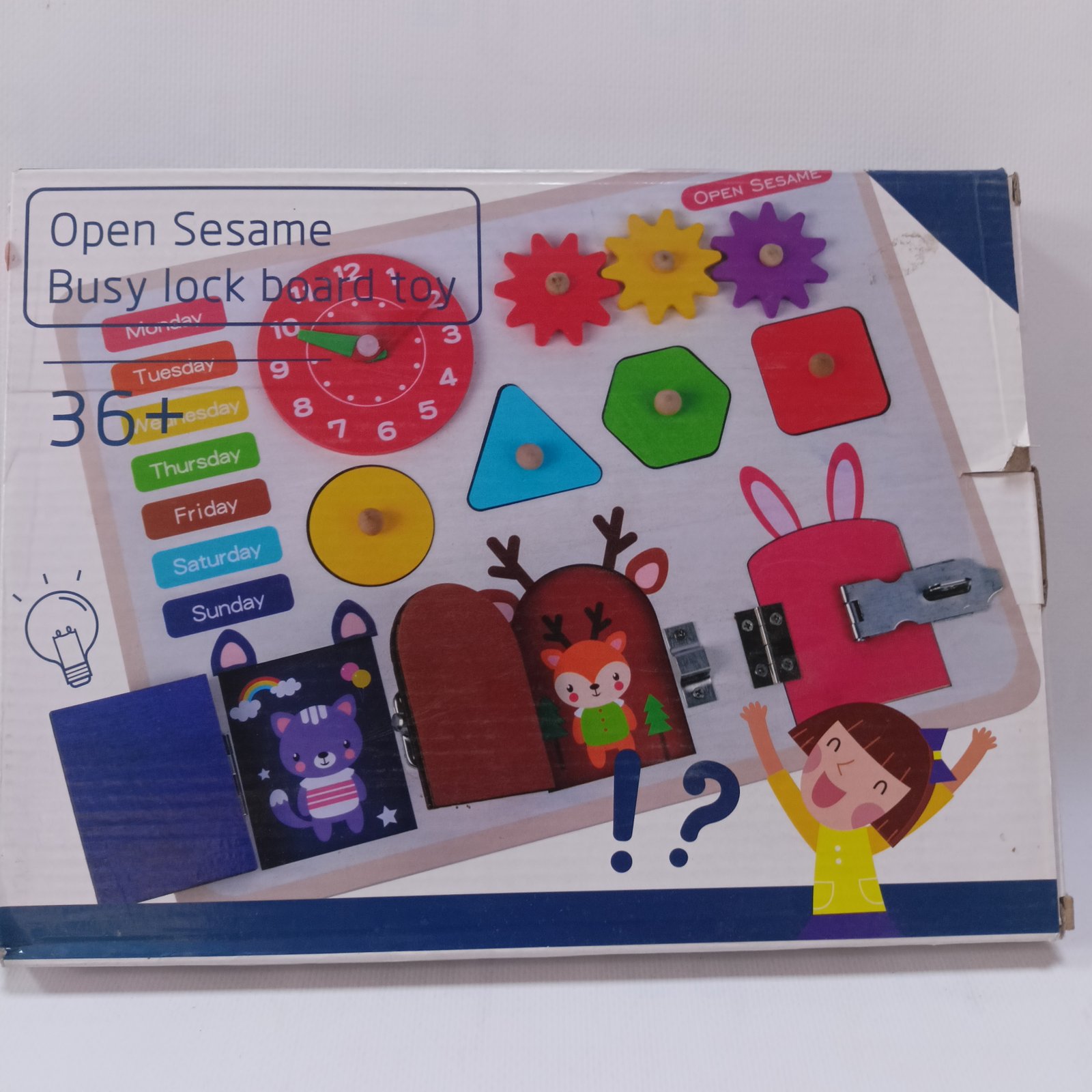 Open Sesame Busy Lock Board - لوحة الأقفال التعليمية