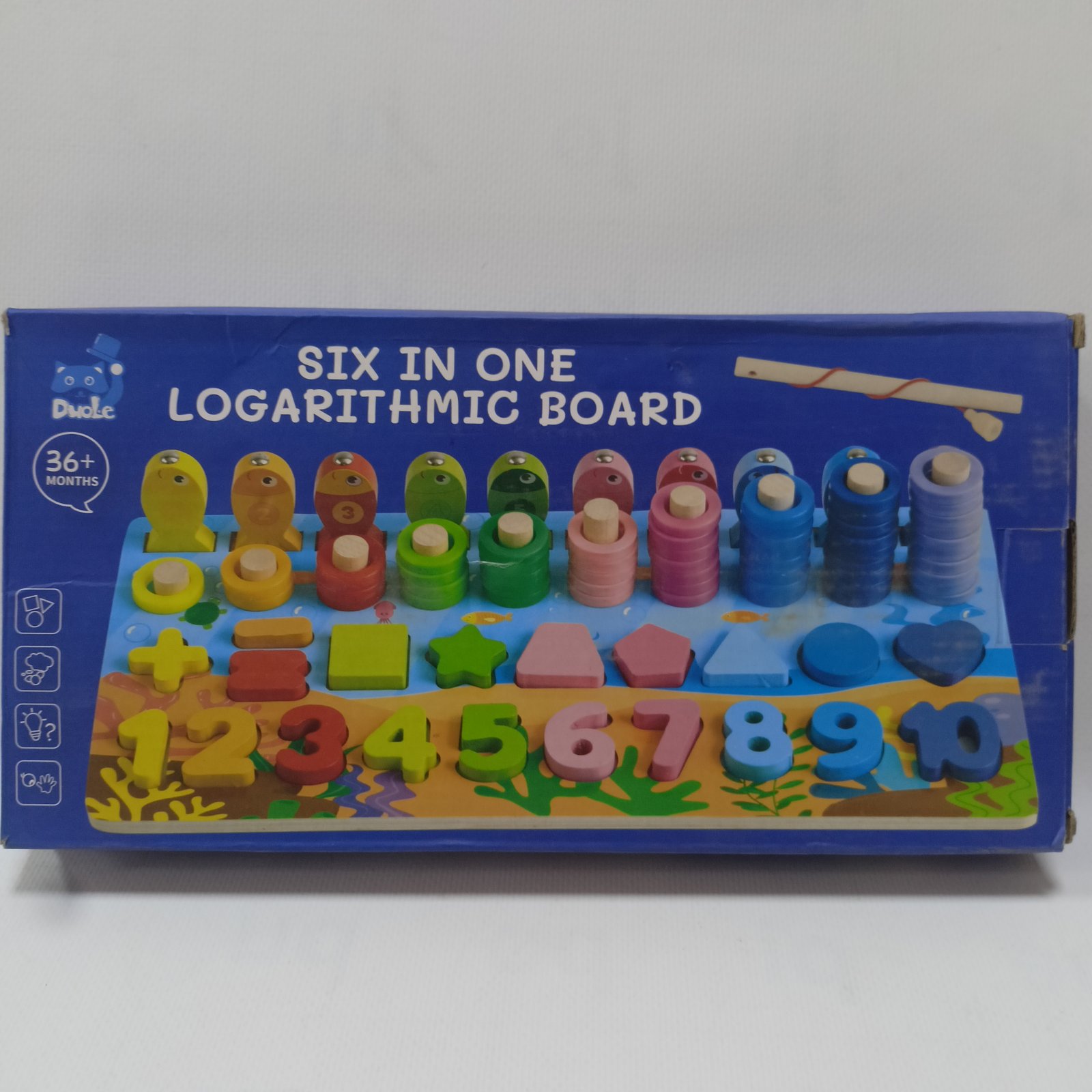 Six in One Logarithmic Board - لوحة تعليمية متعددة 6 في 1