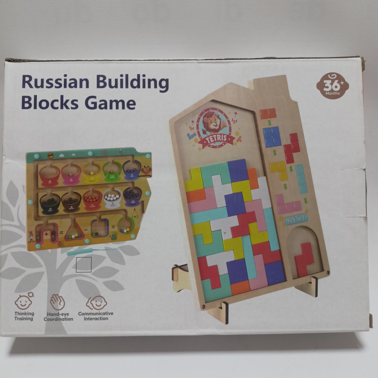 Russian Building Block Puzzle - لعبة البناء الروسية الخشبية
