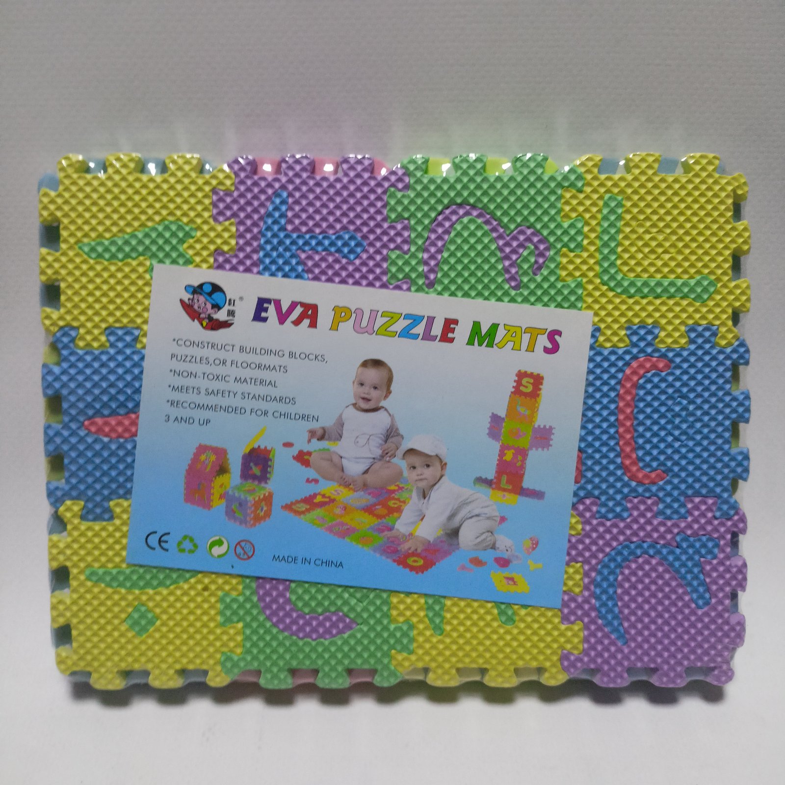 EVA Puzzle Mats Arabic Alphabet Small - حصيرة الحروف العربية التعليمية