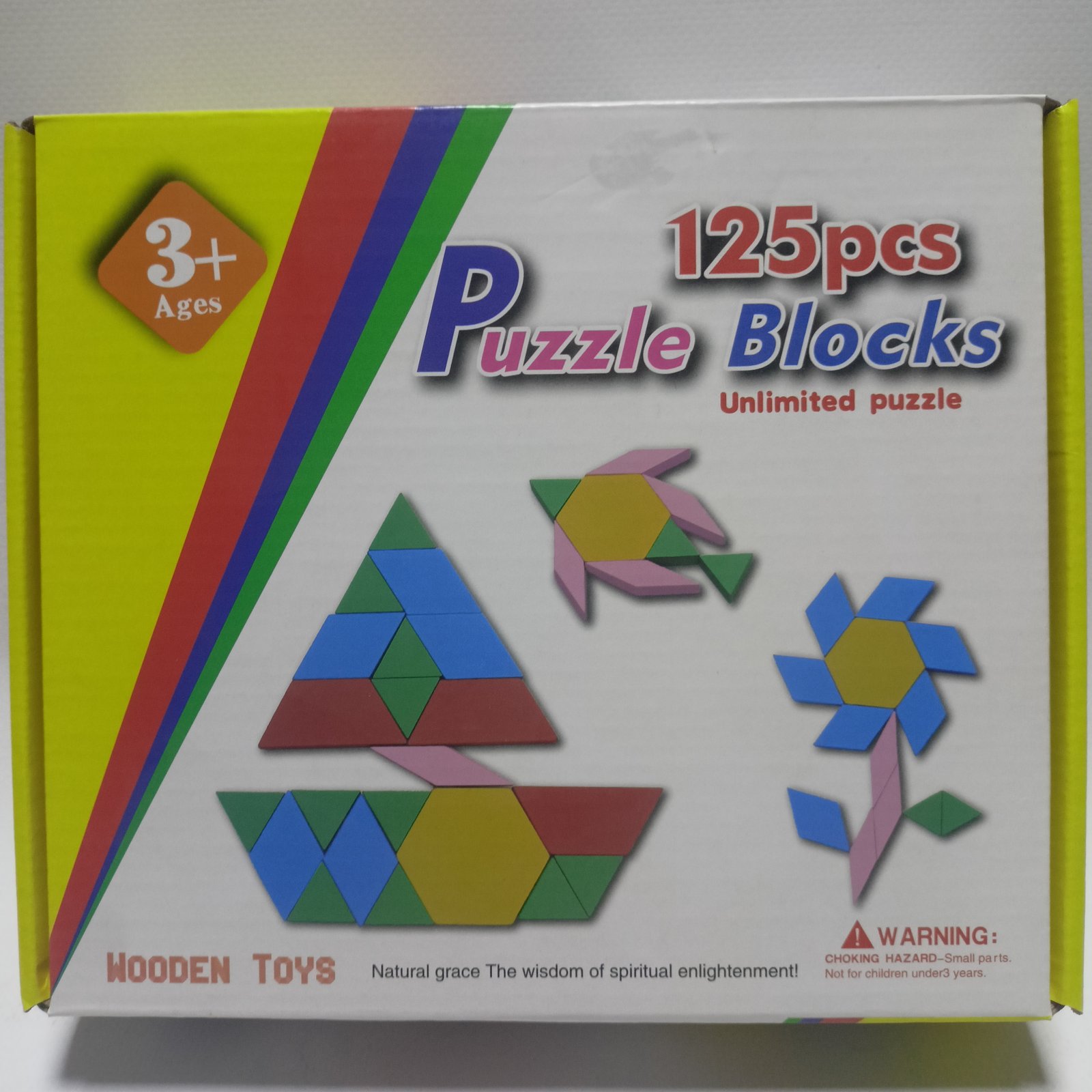 125 PCS Tangram Set - مجموعة التانغرام 125 قطعة