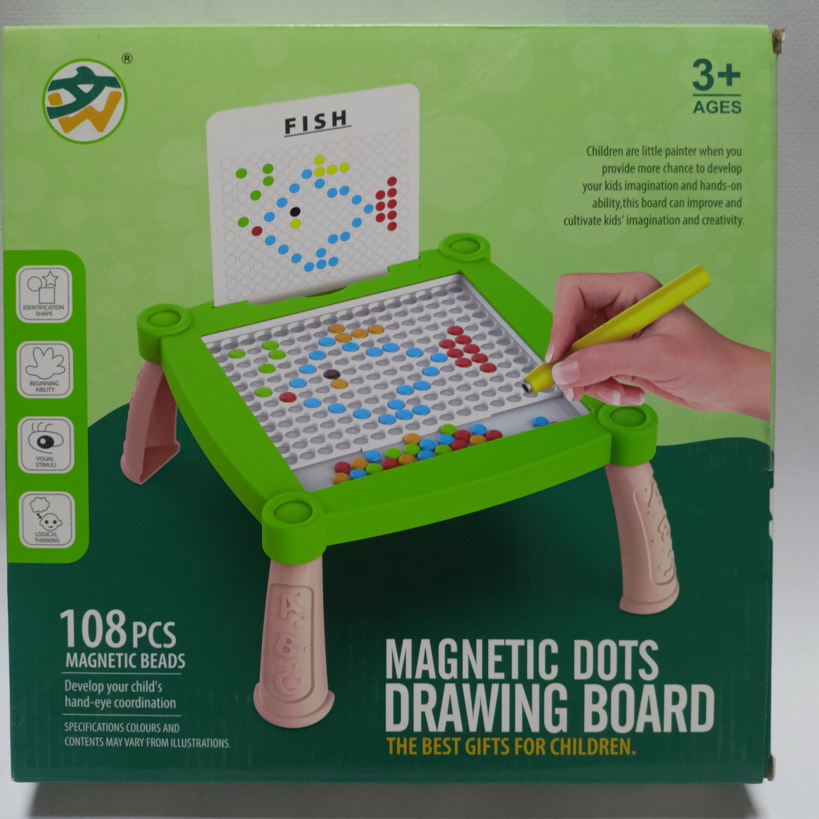 Magnetic Dots Drawing Board - لوحة النقاط المغناطيسية