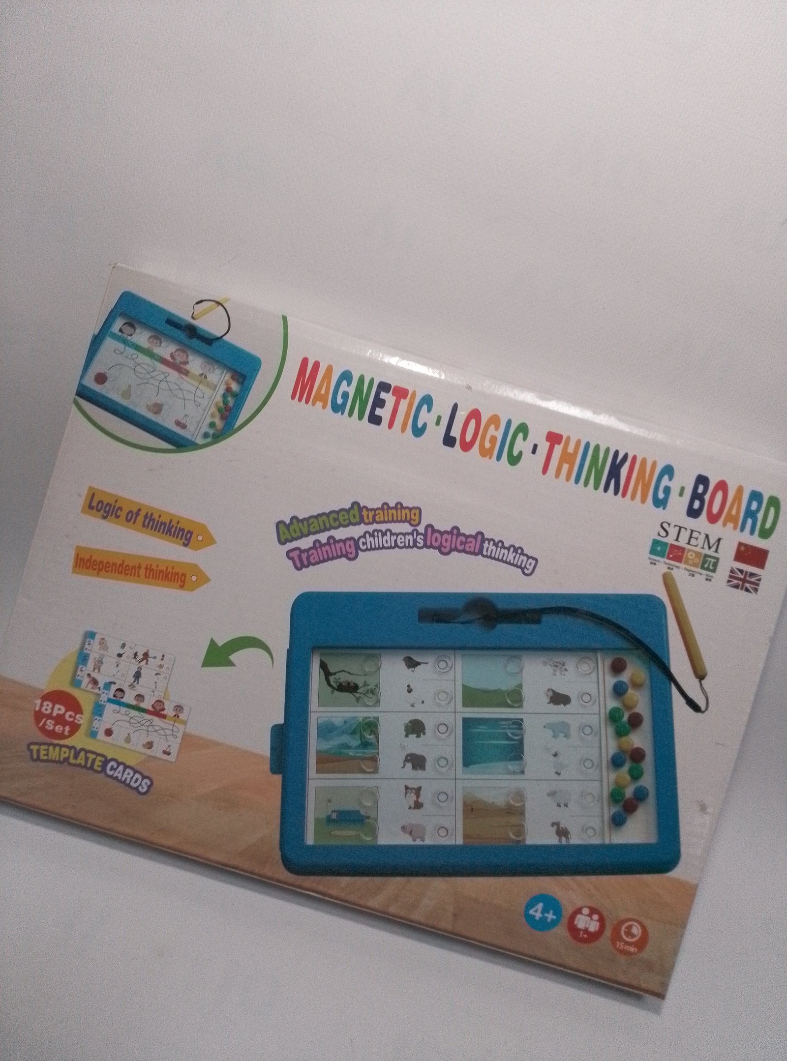 Magnetic Logic Thinking Board – STEM - لعبة تنمية الذكاء والتفكير المنطقي