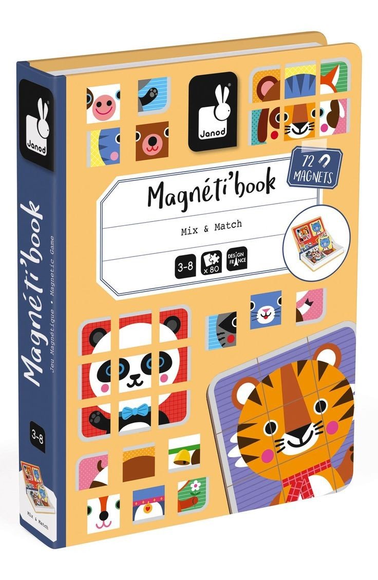 Magnetic animal book